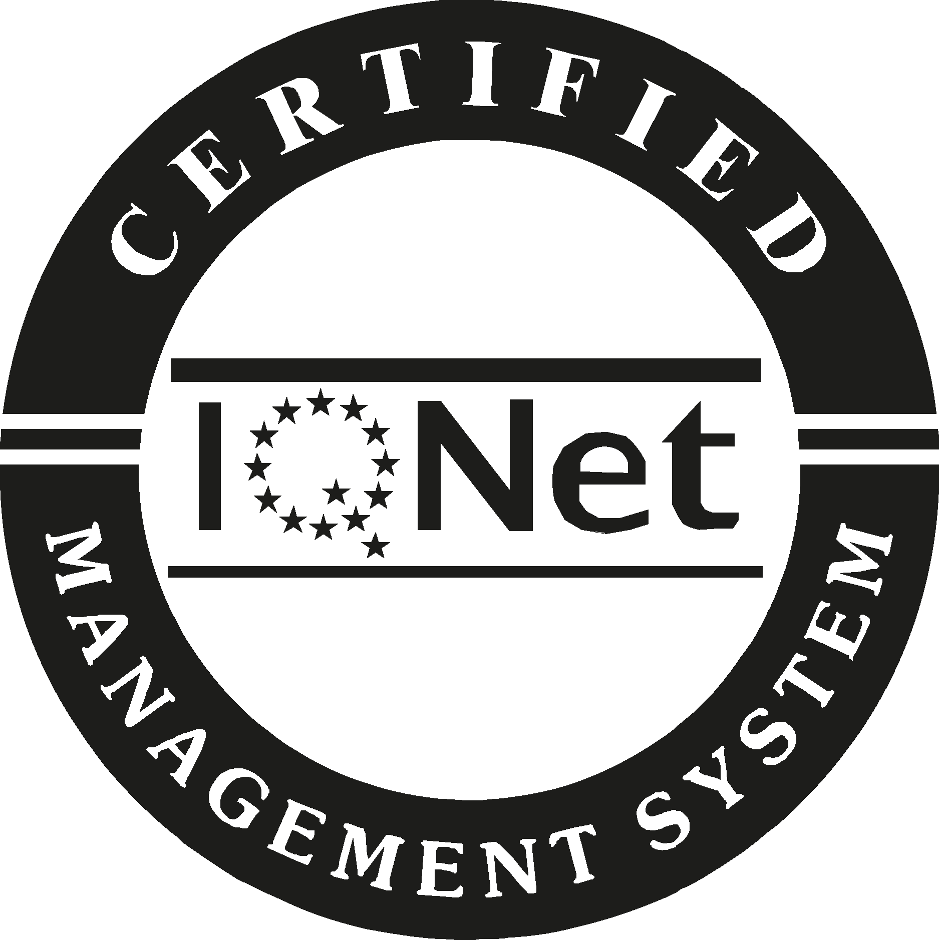 IQNET Certified Management System Logo Vector Logo